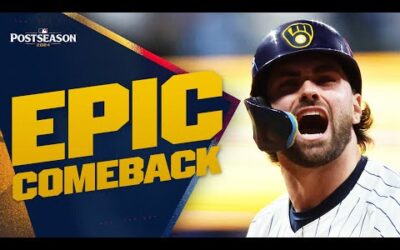 POSTSEASON POWER! Brewers make THRILLING comeback! (Chourio, Mitchell BOTH hit CLUTCH homers!)