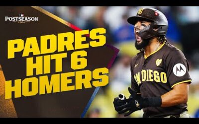 SIX HOMERS! (Padres tie single-game MLB postseason record) | Fernando Tatis Jr. hits 2 homers!