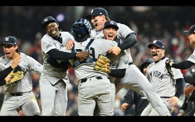 START SPREADING THE NEWS! The Yankees are HEADED TO THE WORLD SERIES! (Soto HR, first WS since 2009)