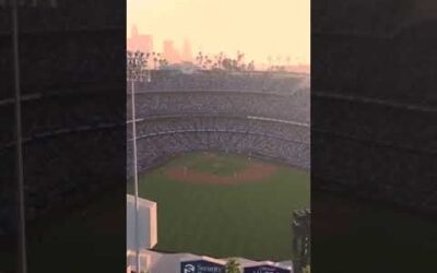 The views from Dodger Stadium 🔥 #NLCS