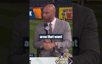 This moment between Anthony Volpe and Derek Jeter is priceless. 🥹 | (🎥 IG/MLBonFOX)