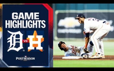 Tigers vs. Astros AL Wild Card Game 1 Highlights (10/1/24) | MLB Highlights