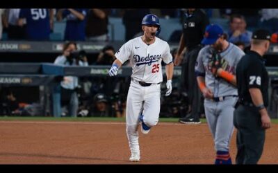 Tommy Edman is FEELING IT! He homers and has ALL 4 Dodgers RBI in NLCS Game 6!