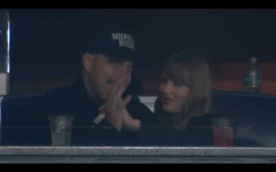 Travis Kelce and Taylor Swift attend ALCS Game 1!