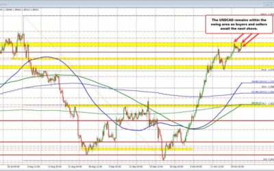 USDCAD little changed after interest-rate decision