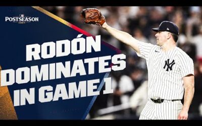 What a performance! Carlos Rodón DOMINATES for the Yankees in ALCS Game 1!