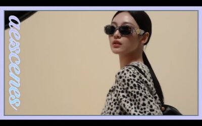 [ae:scenes] Thank you VERSACE❤️🖤 | 에스파 닝닝 베르사체 캠페인 비하인드 (aespa NINGNING VERSACE CAMPAIGN Behind)