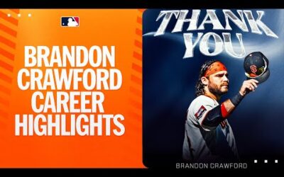 Brandon Crawford career highlights (4x Gold Glove winner, 2x World Series champion)