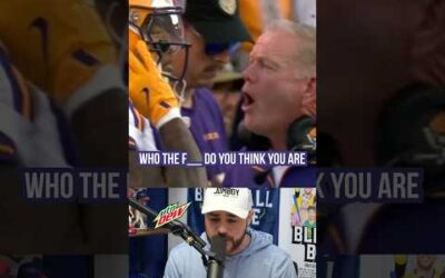 Brian Kelly yells at his wide receiver, a breakdown #lsu #football #sports #coaching #geauxtigers