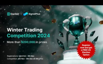 Deribit and SignalPlus Launch $200,000 Winter Trading Competition