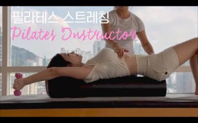 필라테스 스트레칭 하다가 #pilatesinstructor 로💗