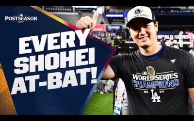 EVERY at-bat from Shohei Ohtani’s Postseason DEBUT! (2024 World Champion) | 大谷翔平ハイライト