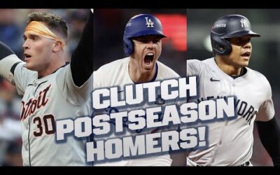 Every GAME-TYING & GO-AHEAD HOME RUN in the 8th or later in the 2024 postseason!