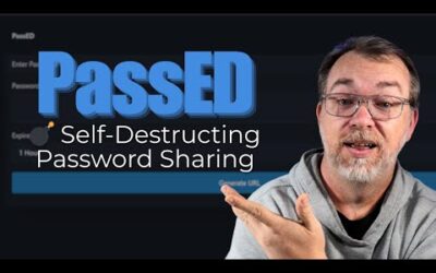 🤫 Share Password and Secrets Securely! Self-Destructing Messages with PassED (Docker)