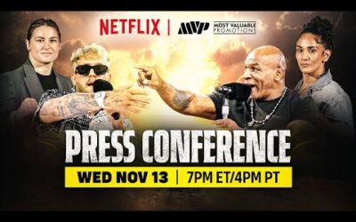 Jake Paul vs. Mike Tyson: MVP Press Conference | Netflix