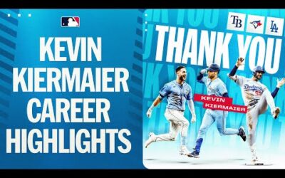 Kevin Kiermaier MLB Career highlights (4-time Gold Glove winner and Platinum Glove Award winner!)