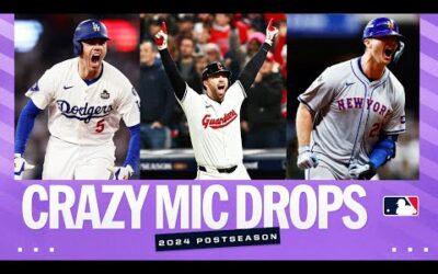 MIC DROP moments from the 2024 Postseason! Best bat flips and reactions!