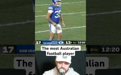 Most Australian football player #football #australia #australian #sports #afl #byu #cfb