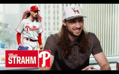 Phillies STUD reliever Matt Strahm rips some cards and answers some 🔥 ⚾️ questions