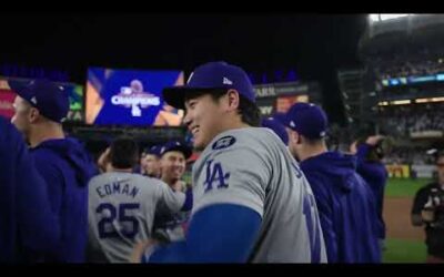 Raw video of the Dodgers’ final out and World Series celebration!