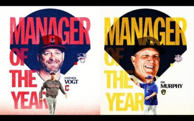 Stephen Vogt, Pat Murphy named 2024 Managers of the Year!