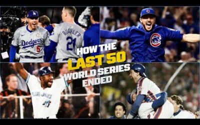 The FINAL OUT of EVERY World Series from the LAST 50 YEARS!