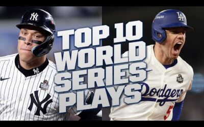 TOP 10 Plays of the World Series (Ft. Freddie’s HISTORIC GRAND SLAM, Aaron Judge’s catch AND MORE!)