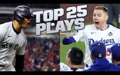 TOP 25 Plays of the Postseason (Ft. Freddie, Shohei, Judge, Soto, Stanton, Alonso AND MORE!)