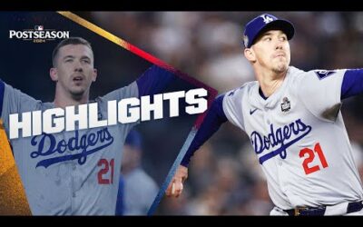 Walker Buehler was ON THE MOUND when the Dodgers won the World Series! (2024 Postseason highlights)