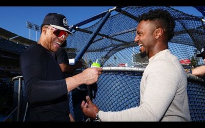 We gave Ozzie Albies the mic for #WorldSeries Game 1!