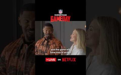 Cameron Diaz and Jamie Foxx are Ready for Christmas Gameday