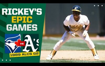 FULL GAME: 1989 ALCS Game 2 | Blue Jays vs. Athletics (Rickey Henderson steals FOUR bases!)