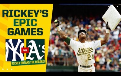 FULL GAME: Rickey Henderson breaks Lou Brock’s stolen base record!