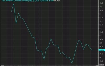 Japan manufacturing PMI for November 49.0 versus 49.0 previous