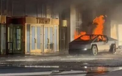 A Tesla Cybertruck exploded outside Trump International Hotel Las Vegas