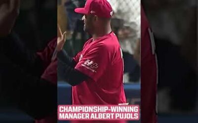 Congratulations to Leones Del Escogido manager, Albert Pujols ❤️