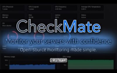 Digging Into Checkmate – Open source monitoring for everyone Livestream!