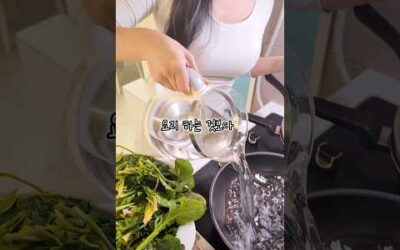 귀차니즘있으면 시금치 비빔밥 #레시피