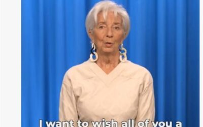 European Central Bank President Lagarde says hopes inflation hits 2% in 2025