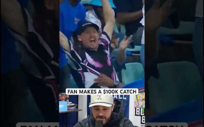 Fan makes a $100K catch, a breakdown #sports #money #fan #lucky #cricket