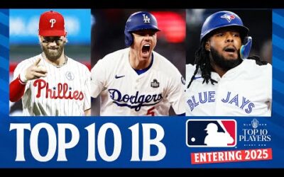 Freddie Freeman, Bryce Harper, Vlad Jr. are among the top 10 first basemen! (Who’s No. 1 for 2025?)