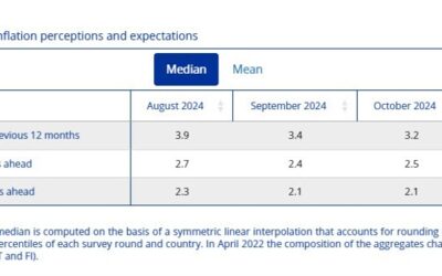 Inflation expectations over the next year rose in November – ECB survey