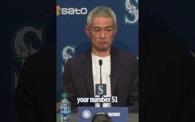 No Seattle Mariner will ever wear No. 51 again 👏 | イチローハイライト