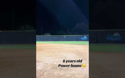 Six years old and already crushing dingers 💪 (🎥: 1kaaron99/TikTok)