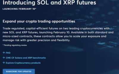 The CME will launch Ripple and Solana futures