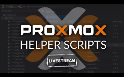 Checking out Proxmox Helper Scripts and Hanging Out!