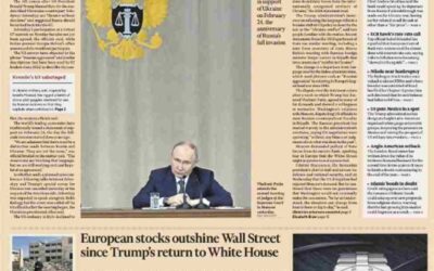 FT front page headline says US opposes language on ‘Russian aggression’ in Ukraine