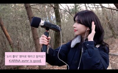 KARINA asmr is good ദ്ദി,,•ᴥ•,, | 캠핑장에서🏕️