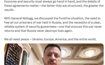 Ukraine President Zelenskyy says meeting with US’ General Kellogg ‘restores hope’