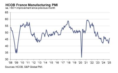 France February final manufacturing PMI 45.8 vs 45.5 prelim